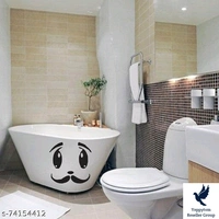 Boring  Bathrooms Make It  Fresh And Attractive  With  Stickers 