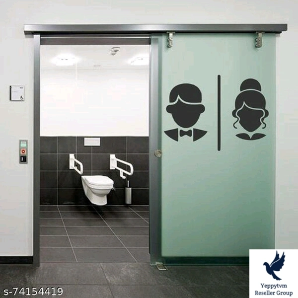 Boring  Bathrooms Make It  Fresh And Attractive  With  Stickers 