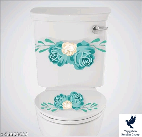 Alluring Sticker *Material: PVC VinylType: Bathroom StickerIdeal For: BedroomTheme: AbstractProduct Length: 33 cmProduct Height: 38 cmMultipack: 1..260/-