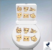 Alluring Sticker *Material: PVC VinylType: Bathroom StickerIdeal For: BedroomTheme: AbstractProduct Length: 33 cmProduct Height: 38 cmMultipack: 1..260/-