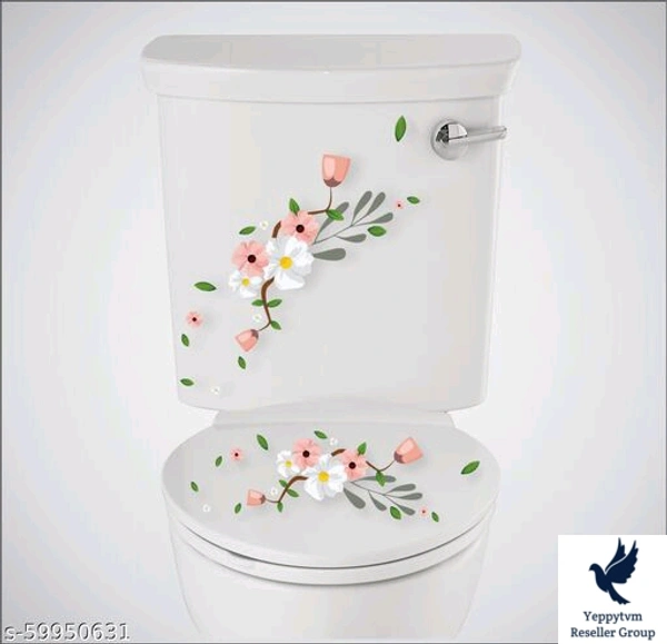 Alluring Sticker *Material: PVC VinylType: Bathroom StickerIdeal For: BedroomTheme: AbstractProduct Length: 33 cmProduct Height: 38 cmMultipack: 1..260/-