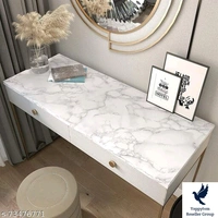Marble Sticker For  Wooden  Table  TV Stand  Starcace Give It A New Elegant Look 30pcs Rolls 10rolls Each 3 Colors  - black white and brown 