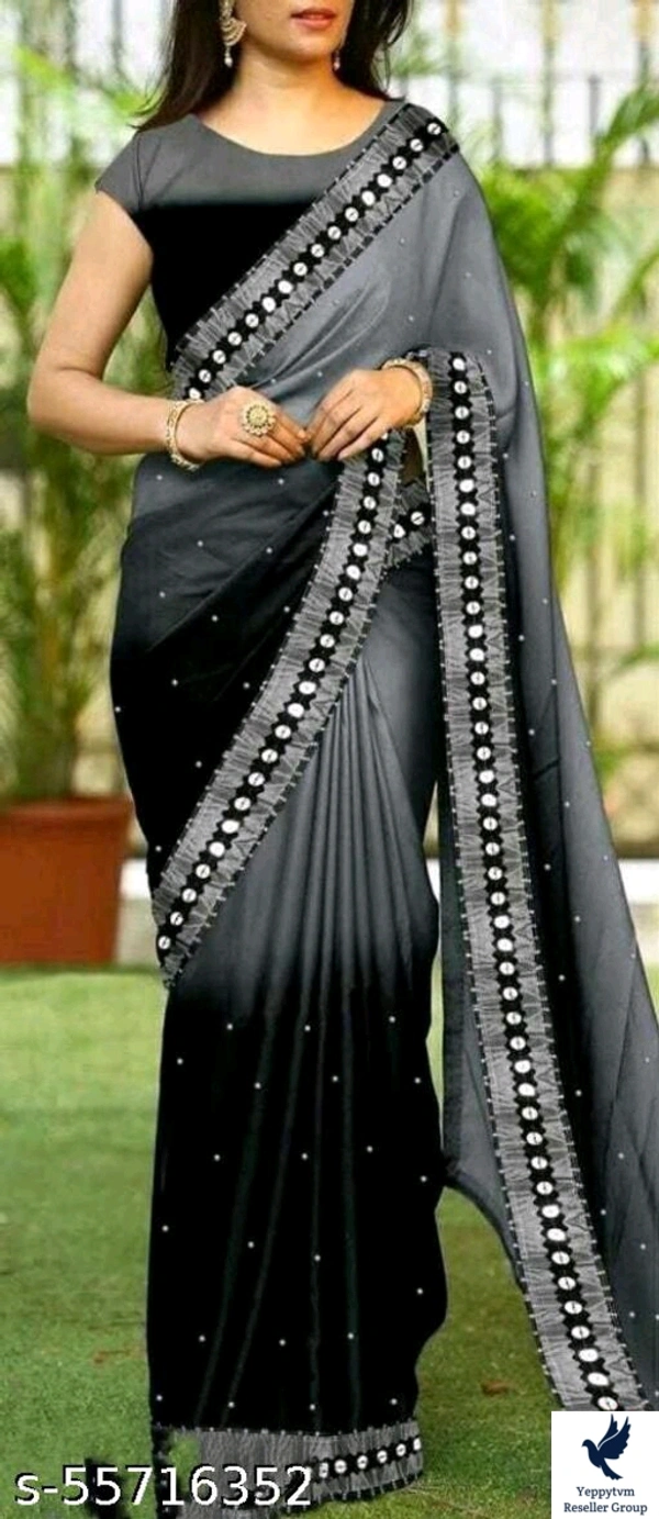 Charvi Fashionable SareesSaree Fabric: GeorgetteBlouse: Separate Blouse PieceBlouse Fabric: SilkPattern: Self-DesignBlouse Pattern: SolidMultipack: SingleSizes: Free Size (Saree Length Size: 5.5 m, Blouse Length Size: 0.8 m) 900