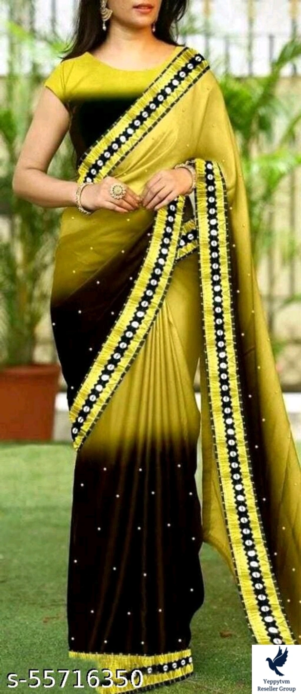 Charvi Fashionable SareesSaree Fabric: GeorgetteBlouse: Separate Blouse PieceBlouse Fabric: SilkPattern: Self-DesignBlouse Pattern: SolidMultipack: SingleSizes: Free Size (Saree Length Size: 5.5 m, Blouse Length Size: 0.8 m) 900