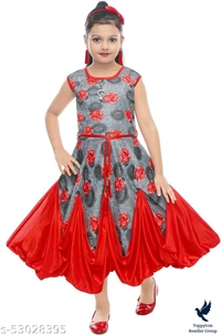 Flawsome Funky Girls Frocks & DressesFabric: RayonSleeve Length: SleevelessPattern: PrintedMultipack: SingleSizes:2-3 Years, 3-4 Years, 4-5 Years, 5-6 Years, 6-7 Years, 7-8 Years   600