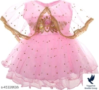 Tinkle Stylish Girls Frocks & DressesFabric: NetSleeve Length: Short Sleeves,Sleeveless,Shoulder StrapsPattern: Printed,Self-Design,SolidMultipack: SingleSizes:0-3 Months (Bust Size: 18 in, Length Size: 18 in) 0-6 Months (Bust Size: 18 in, Length Size: 18 in) 3-6 Months (Bust Size: 18 in, Length Size: 18 in) 6-9 Months (Bust Size: 18 in, Length Size: 18 in) 6-12 Months (Bust Size: 