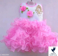 Agile Stylus Girls Frocks & DressesFabric: NetSleeve Length: SleevelessPattern: EmbellishedMultipack: SingleSizes:6-12 Months, 9-12 Months, 12-18 Months, 18-24 Months, 0-1 Years, 1-2 Years. 900