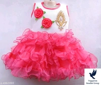Agile Stylus Girls Frocks & DressesFabric: NetSleeve Length: SleevelessPattern: EmbellishedMultipack: SingleSizes:6-12 Months, 9-12 Months, 12-18 Months, 18-24 Months, 0-1 Years, 1-2 Years. 900