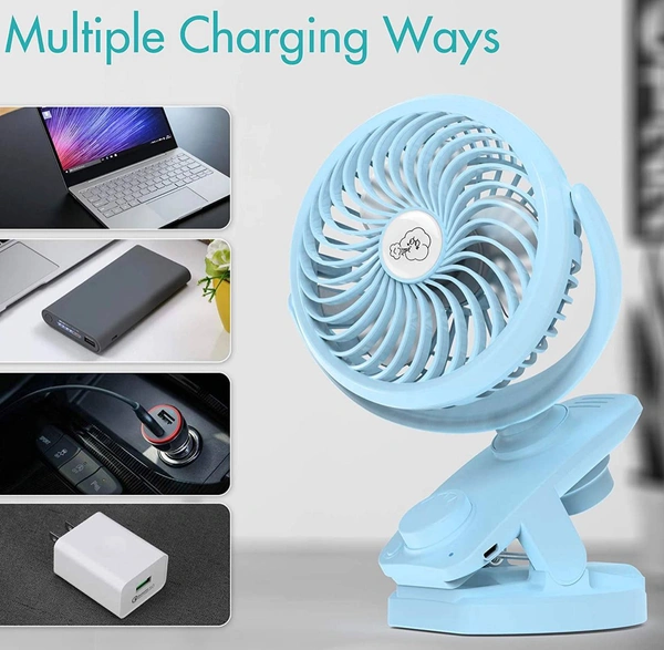 Quality Clip On Mini Desk USB Fan usb Conditioner Mini Cooler With Rechargeable 2500mAh Battery 360Ã?Â°Rotation, Adjustable Speed Comfort With Adjustable 3 Speed Level air Coolers Cooling FragranceCooling Portable Small Stroller Fan for Baby, Car Seat, Gym, Travel mlf-168 fan_004 USB Fan,Name:  Quality Clip On Mini Desk USB Fan usb Conditioner Mini Cooler With Rechargeable 2500mAh 