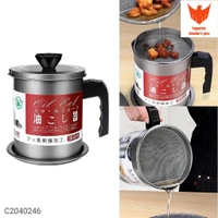 : Oil Container- Stainless Steel Oil Storage Container for KitchenPackage Contains: It has 1 Piece of Oil ContainerMaterial: Stainless SteelColor: SilverLength: 12.5cmBreadth: 12cmHeight: 11.3cmCapacity: 1400mlCombo/Set Of: Pack of 1Additional Information: Features:1.High Quality Material:The product is made of high quality 304 stainless steel, very durable, safe, and rust-resistan