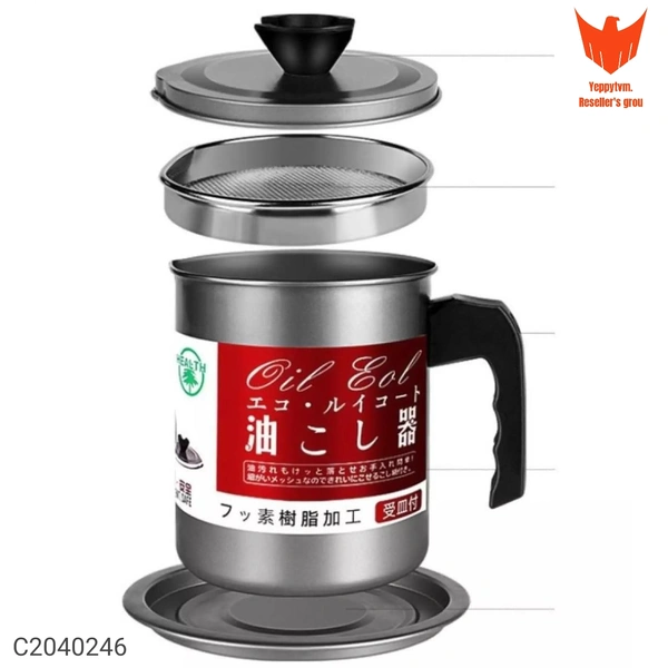 : Oil Container- Stainless Steel Oil Storage Container for KitchenPackage Contains: It has 1 Piece of Oil ContainerMaterial: Stainless SteelColor: SilverLength: 12.5cmBreadth: 12cmHeight: 11.3cmCapacity: 1400mlCombo/Set Of: Pack of 1Additional Information: Features:1.High Quality Material:The product is made of high quality 304 stainless steel, very durable, safe, and rust-resistan