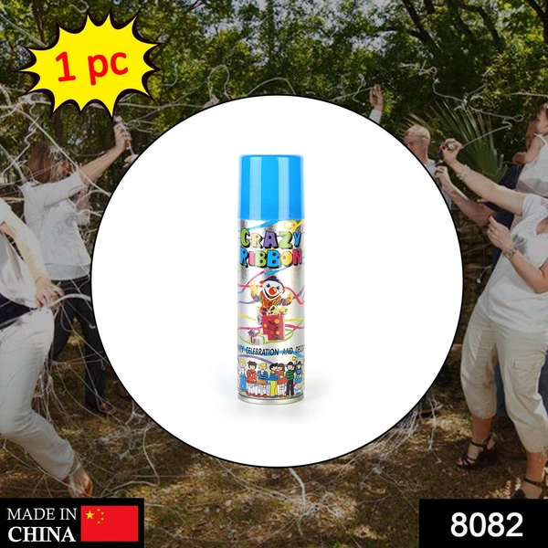 PARTY CRAZY RIBBON SPRAY USED WHILE DOING PARTIES AND GET-TOGETHER CELEBRATIONS AND CAN BE USED BY ALL KINDS OF PEOPLE. ( 6PC )400