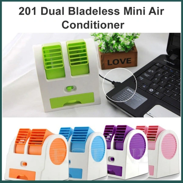 DUAL BLADELESS MINI AIR CONDITIONER490/-  600