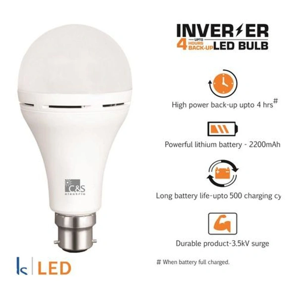 Inverts  Are  Expensive For  Those Who  Want  Light  In Home  Always Can  Use Inverter Bulbs 12watt And 9watts Availiable. 