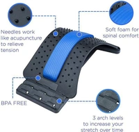 Back Stretching Device,Back Massager for Bed & Chair & Car,Multi-Level Lumbar Support Stretcher Spinal, Lower and Upper Muscle Pain Relief & Regain Your Perfect WaistName: Back Stretching Device,Back Massager for Bed & Chair & Car,Multi-Level Lumbar Support Stretcher Spinal, Lower and Upper Muscle Pain Relief & Regain Your Perfect WaistMultipack: 1RELIEVE MUSCLE PAIN AND STRESS – W