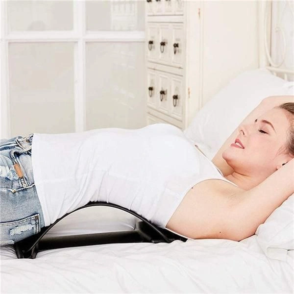 Back Stretching Device,Back Massager for Bed & Chair & Car,Multi-Level Lumbar Support Stretcher Spinal, Lower and Upper Muscle Pain Relief & Regain Your Perfect WaistName: Back Stretching Device,Back Massager for Bed & Chair & Car,Multi-Level Lumbar Support Stretcher Spinal, Lower and Upper Muscle Pain Relief & Regain Your Perfect WaistMultipack: 1RELIEVE MUSCLE PAIN AND STRESS – W