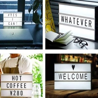A4 LED Cinematic Light Box With Letters and Symbols599