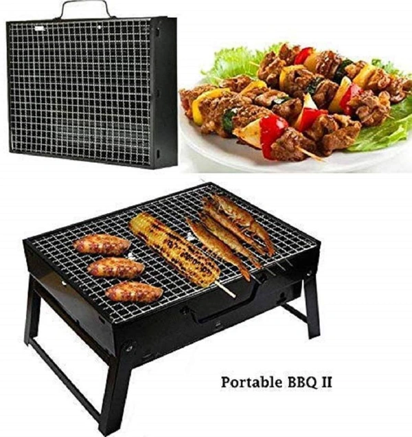 Portable BBQ Grill Stove Outdoor Barbecue Stove Charcoal Meat Cooking Machine Price-1250 rs