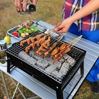 Portable BBQ Grill Stove Outdoor Barbecue Stove Charcoal Meat Cooking Machine Price-1250 rs