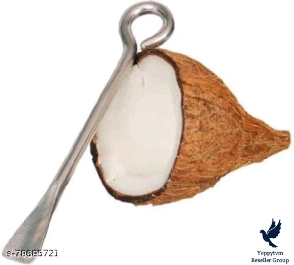 FERVENT Metal Coconut Opener : FERVENT Metal Coconut Opener Rod , Coconut Opener Tool. (Set of 1)Material: Stainless SteelMultipack: Pack of 1Product Breadth: 18 cmProduct Length: 2 cmProduct Height: 1.5 cmProduct Type: OthersCapacity: 1 Country of Origin: India