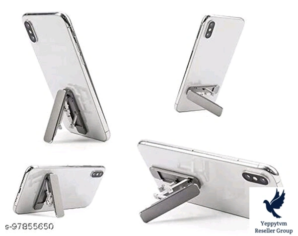 Universal Adjustable Foldable Thin Pocket Aluminum Mobile Kickstand Compatible with Any Cellphone with Vertical and Horizontal Adjustable Angle, Available Colours Red,Black,Silver,PinkPrice-360 rsNo Colour Choice