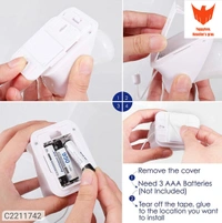 Portable Wire LED Bulb Cabinet LampPackage Contains: 1 piece of  wall mounted lamp.Material: Plastic & SiliconeColor: Colour as per availabilityWeight: 400💥 *FREE Shipping FREE COD* 360