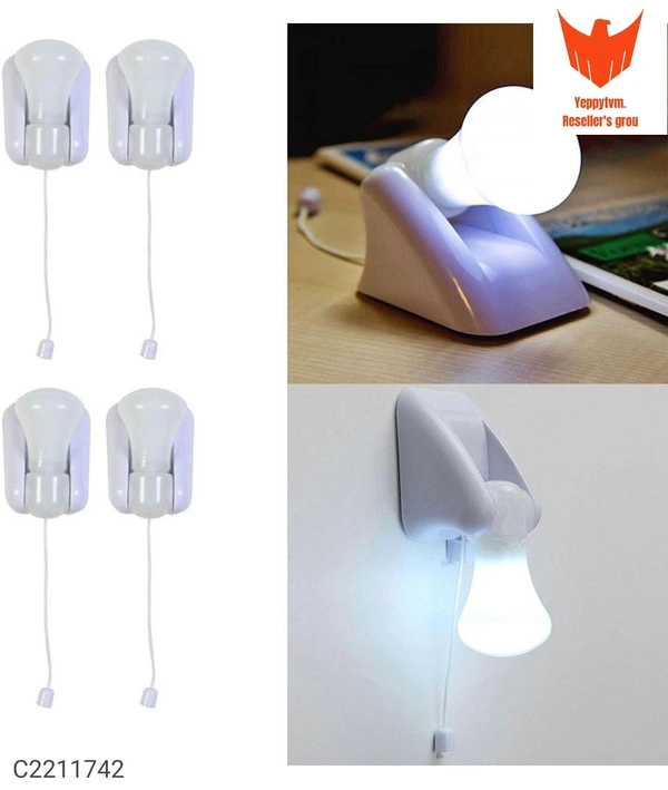 Portable Wire LED Bulb Cabinet LampPackage Contains: 1 piece of  wall mounted lamp.Material: Plastic & SiliconeColor: Colour as per availabilityWeight: 400💥 *FREE Shipping FREE COD* 360