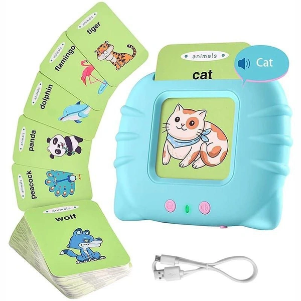 Talking English Words Flash Cards for Kids | Early Educational Learning Device Toy Preschool Electronic Reading Toy for Kids Baby Toddler Gifts-112 pcs Card Double-Sided 224 Words CardsName: Talking English Words Flash Cards for Kids | Early Educational Learning Device Toy Preschool Electronic Reading Toy for Kids Baby Toddler Gifts-112 pcs Card Double-Sided 224 Words CardsMaterial