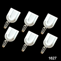 MULTIPURPOSE STRONG SMALL STAINLESS STEEL ADHESIVE WALL HOOKS.  10pc  pack @290.