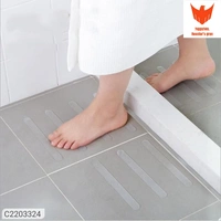  Grip Sticker- Anti Slip Bath Grip Stickers(Pack of 5)Package Contains: It has 5 Pieces of Bath Grip Stickers
Material: PVC
Color: White
Length: 7inch
Breadth: 0.6inch
Combo/Set Of: Pack of 5
Additional Information: Self adhesive anti-slip strips.Quick and easy to use: just peel and stick.Perf