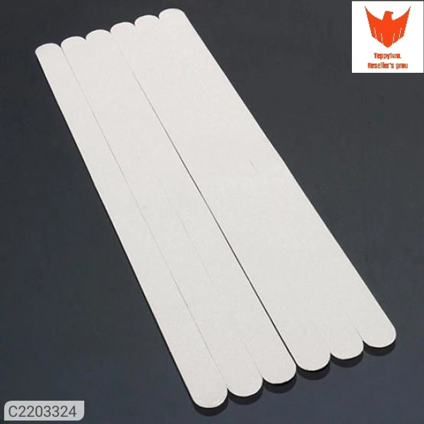  Grip Sticker- Anti Slip Bath Grip Stickers(Pack of 5)Package Contains: It has 5 Pieces of Bath Grip Stickers
Material: PVC
Color: White
Length: 7inch
Breadth: 0.6inch
Combo/Set Of: Pack of 5
Additional Information: Self adhesive anti-slip strips.Quick and easy to use: just peel and stick.Perf