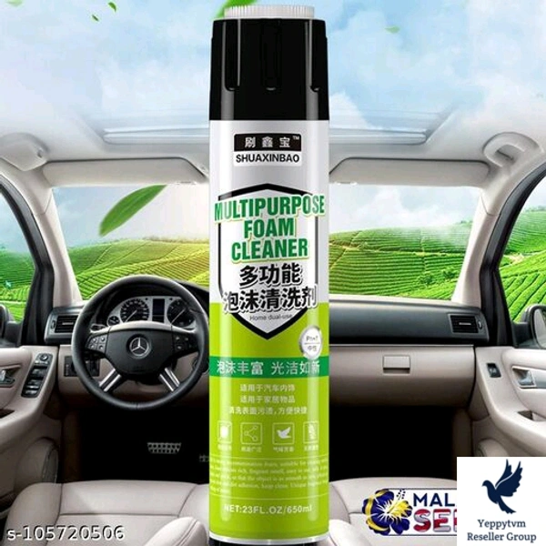  Multipurpose Foam Cleaner Household & Car Cleaning Bubble Spray With Head Brush|car Rim cleaners|Multipurpose Cleaner Foam Spray for Car Home Carpet|Car Cleaner Foam Spray,Car Seat/Exterior&Interior/Shoes/Sofa Cleaning Spray (Pack of 1, 650ml)Name:  Multipurpose Foam Cleaner Household & Car Cleaning Bubble Spray With Head Brush|car Rim cleaners|Multipurpose Cleaner Foam Spray for 