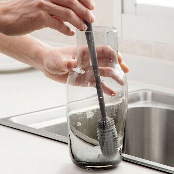 `Cleaning Brush Long Handle Baby Bottle Nipple Cleaner Milk Bottle Washer for Bottles Tumblers Thermos Cup, Vacuum Cup Tea Glass Cup Cleaner Bottle, Vase and Glassware (Grey) (PACK OF 2)Name: `Cleaning Brush Long Handle Baby Bottle Nipple Cleaner Milk Bottle Washer for Bottles Tumblers Thermos Cup, Vacuum Cup Tea Glass Cup Cleaner Bottle, Vase and Glassware (Grey) (PACK OF 2)Net Qu