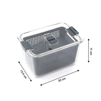 FORDABLE SILICONE KITCHEN ORGANISER FRUIT VEGETABLE BASKETS FOLDING STRAINERS