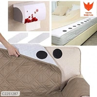 Double sided Sticker -Adhesive Sticker Fastener Interlocking Tape for Couch Cushions, Carpet, Stair Treads Carpet( 10 Pcs)Package Contains: It Has 10 Pcs Of Sticker                                         Product Dimensions(L x B x H in cm):-5 x 5 x 1 cm Material: Polyester Color: Multicolor Combo/Set Of: Pack of 10 Additional Information: