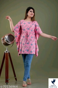 Stylish Rayon Printed Navy Blue women Kaftan TopFabric: RayonSleeve Length: Three-Quarter SleevesPattern: PrintedNet Quantity (N): 1Sizes:S (Bust Size: 36 in) M (Bust Size: 38 in) L (Bust Size: 40 in) XL (Bust Size: 42 in) XXL (Bust Size: 44 in) XXXL (Bust Size: 46 in) Stylish Rayon Printed Navy Blue women Kaftan TopCountry of Origin: India 520