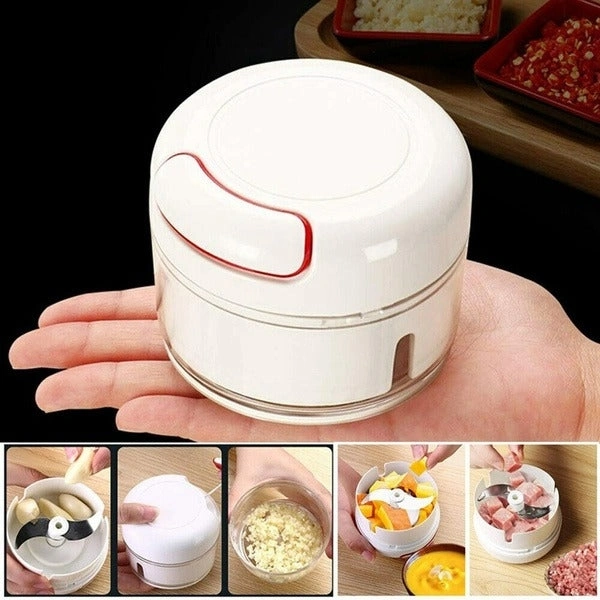 MINI GARLIC CHOPPER MIXER, PORTABLE CORDLESS GRINDER