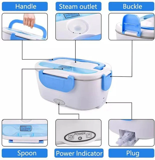 Electric Heated Portable Food Warmer Lunch BoxPrice- 399 rs