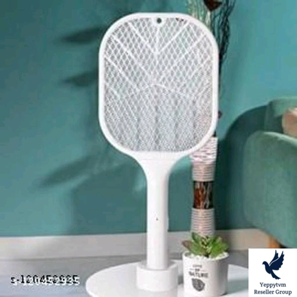 Mosquito Killer Racket Rechargeable Handheld Electric Fly Swatter Mosquito Killer RacketName: Mosquito Killer Racket Rechargeable Handheld Electric Fly Swatter Mosquito Killer RacketMaterial: PlasticType: BatProduct Breadth: 20 CmProduct Height: 2 CmProduct Length: 20 CmPEST CONTROL ENGINEERED TO WORK | Electric Fly Swatter Helps You Easily Catch & Kill a Variety of Flying Insects 