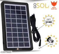  Solar Panel- Portable 9V 3W Monocrystalline Solar PanelPackage Contains: It has 1 Piece of Solar PanelMaterial: Tempered Glass, Aluminium, Monocrystalline SiliconWire Length: 10Ft
Material: Silicone
Color: Black
Length: 23cm
Breadth: 14cm
Combo/Set Of: Pack of 1
Additional Information: The 
