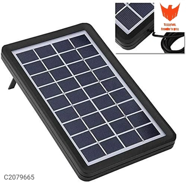  Solar Panel- Portable 9V 3W Monocrystalline Solar PanelPackage Contains: It has 1 Piece of Solar PanelMaterial: Tempered Glass, Aluminium, Monocrystalline SiliconWire Length: 10Ft
Material: Silicone
Color: Black
Length: 23cm
Breadth: 14cm
Combo/Set Of: Pack of 1
Additional Information: The 
