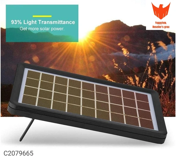  Solar Panel- Portable 9V 3W Monocrystalline Solar PanelPackage Contains: It has 1 Piece of Solar PanelMaterial: Tempered Glass, Aluminium, Monocrystalline SiliconWire Length: 10Ft
Material: Silicone
Color: Black
Length: 23cm
Breadth: 14cm
Combo/Set Of: Pack of 1
Additional Information: The 