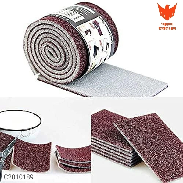 : Cleaning Sponge Roll- Carborundum Sponge Brush Household Cleaning Tools Eraser Nano Sponge Washing Kitchen Tool Package Contains: It Has 1 Piece Of Sponge Roll Dimension(L x B x H in cm):-12x10x12 cm Material: Sponge Combo/Set Of: Pack of 1 Additional Information: Nano Carborundum Sponge Imported Nano carborundum sponge rub, strong decontamination, Wear resistance, strong descale