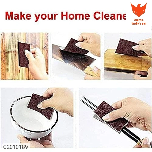 : Cleaning Sponge Roll- Carborundum Sponge Brush Household Cleaning Tools Eraser Nano Sponge Washing Kitchen Tool Package Contains: It Has 1 Piece Of Sponge Roll Dimension(L x B x H in cm):-12x10x12 cm Material: Sponge Combo/Set Of: Pack of 1 Additional Information: Nano Carborundum Sponge Imported Nano carborundum sponge rub, strong decontamination, Wear resistance, strong descale