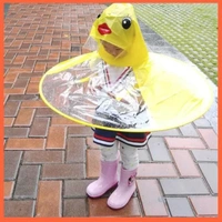 UFO Raincoat Hat Umbrella Headwear Hat Cap Foldable Child Kids Rain Coat Cover 