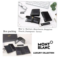 7994594135 //8137950796MONT BLANC*This box literally contains all that he needs, wallet that keeps his money secured to a Carry-All passport cover,eyewear case, keychain. Gifts For Boyfriend, Birthday gift for husband, men's gift**Price Rs : ₹1150/-*_Luxury Stock_ - All Colours 