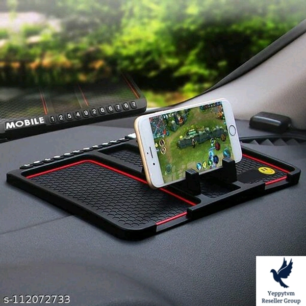 Anti Skid MatPlaced the car anti-slip mat in the car instrument on the stage, phone, perfume, cigarettes, pen, Coins, glasses, etc in any item, even if the brakes or strong motion will not slide.