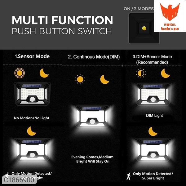 Motion Sensor Garden  Led Light. 100pc  Available. 