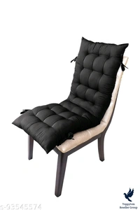 Microfiber Long Chair Pad/Cushion for Office, Home or Car Sitting with Ties. Pack of 1 - (51x19 Inches - Black)Fabric: CottonNet Quantity (N): 1Product Breadth: 19 InchProduct Height: 3.5 InchProduct Length: 51 InchProduct Weight: 1 kgSizes: Free SizeFabric: Cotton, Filling Material: Cotton, Multipack: 1, Size:Free Size. Give relaxation to your body with our soft and comfy Chair cu