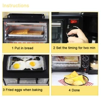 3 IN 1 BREAKFAST MAKER PORTABLE TOASTER OVEN, GRILL PAN & COFFEE MAKER FULL BREAKFAST READY AT ONE GO